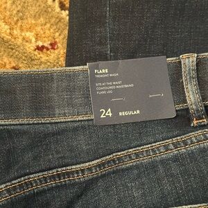 Flare Regular Fit Jeans - Dark Blue